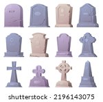 A Set Of Various Tombstones....