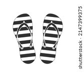 beach slippers icon isolated on ... | Shutterstock .eps vector #2147399375