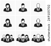 office people icons set | Shutterstock .eps vector #269105702