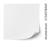 Blank square paper sheet with...