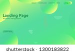 website landing page. geometric ... | Shutterstock .eps vector #1300183822