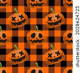 halloween seamless. halloween... | Shutterstock .eps vector #2028624725