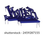 mother graffiti tag style design