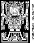 andean iconography pre inca... | Shutterstock .eps vector #2025024905