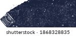 magic typewriter and night sky. ... | Shutterstock .eps vector #1868328835