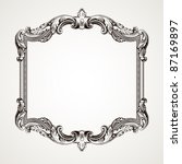 vector vintage border  frame... | Shutterstock .eps vector #87169897