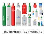 Gas Cylinders. Metal Tanks With ...