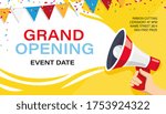 grand opening banner template.... | Shutterstock . vector #1753924322