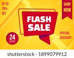 flash sale banner layout... | Shutterstock .eps vector #1899079912