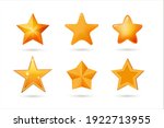star shape for award  rating ... | Shutterstock .eps vector #1922713955