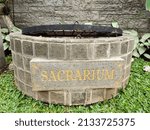 Small photo of Sacrarium is special sink used for the reverent disposal of sacred substances