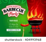 barbecue party design template  ... | Shutterstock .eps vector #404993968