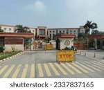 Small photo of New Delhi, India -August 5, 2019 - The Controller General of Defence Accounts (CGDA) Building in Palam. The Defence Accounts Department is headed by the CGDA which falls under the Ministry of Defence.