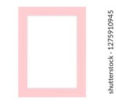 pink wood picture frame on... | Shutterstock .eps vector #1275910945