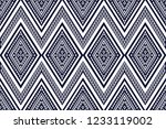 geometric ethnic pattern... | Shutterstock .eps vector #1233119002