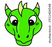 Friendly And Kind Green Dragon...