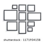 wall picture frame templates... | Shutterstock .eps vector #1171934158