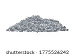 heap building material. heap of ... | Shutterstock .eps vector #1775526242