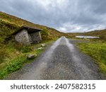 Small photo of View of the shelter at Bonny Glen in County Donegal - Ireland.