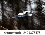 Small photo of Timi Zajc of Slowenia in action during the men´s large hill first round of the FIS Ski Jumping Worldcup in Willingen, Germany, 03 February 2024.