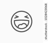 smile icon  laugh vector | Shutterstock .eps vector #1028423068
