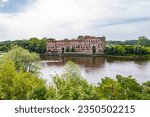 Small photo of Military barracks in the Modlin Fortress with a granary