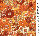 boho vector background. floral... | Shutterstock .eps vector #2145733315