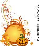 happy halloween   vector | Shutterstock .eps vector #114091492