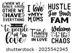 family svg quotes bundle design | Shutterstock .eps vector #2025542345