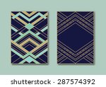 design templates for flyers ... | Shutterstock .eps vector #287574392