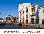 Small photo of BKS PPS heritage building at Pemuda road in AUR Medan Maimun, North Sumatera, Indonesia