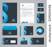 corporate identity branding... | Shutterstock .eps vector #329024438