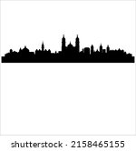 city skyline of st. gallen ... | Shutterstock .eps vector #2158465155