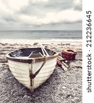 Small Old Fishing Boat On A...