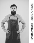 Bearded Man In Cook Uniform....