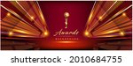 red maroon golden royal awards... | Shutterstock .eps vector #2010684755