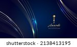dark blue golden royal awards... | Shutterstock .eps vector #2138413195