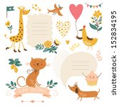 Set Of Animals Illustrations...