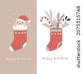 Two Christmas Cards  Christmas...