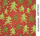 christmas pattern | Shutterstock .eps vector #40975354