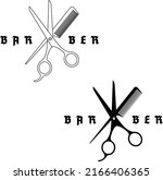 Barber   Image Of Scissors And...