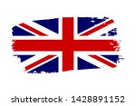 great britain flag. jack uk... | Shutterstock .eps vector #1428891152