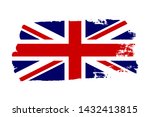 great britain flag. jack uk... | Shutterstock .eps vector #1432413815