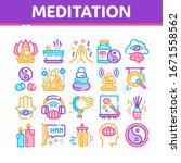 meditation practice collection... | Shutterstock .eps vector #1671558562