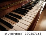 Piano Keyboard Close Up With...