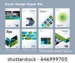abstract vector business... | Shutterstock .eps vector #646999705