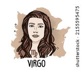 Zodiac  Illustration Of Virgo...