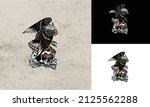 artwork design of eagle and... | Shutterstock .eps vector #2125562288