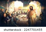 Jesus And Apostles The Last...