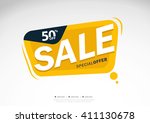 super sale and special offer.... | Shutterstock .eps vector #411130678